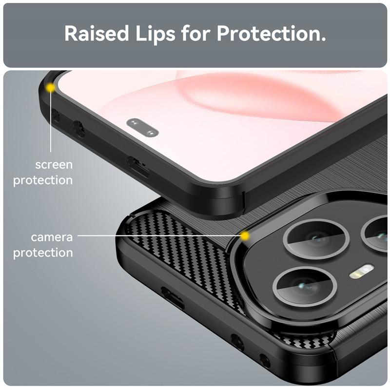 Pouzdro pro Honor 400 Pro Pro Honor 200 400 Lite 200 300 400 Pro Kryt Nárazuvzdorný Silikonový Nárazník z Uhlíkových Vláken Pro Honor 400 Pro