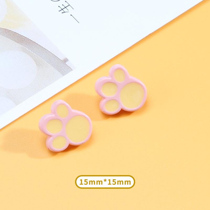 Colorful Cartoon Buttons Children'S Clothes Jacket Sweater Coat Decorative Button Accessories Versatile Cute Clothing Buttons