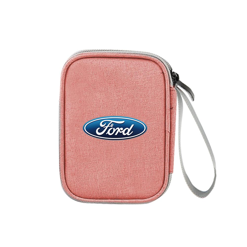 For Ford Mustang Focus Fiesta Ranger Mondeo Kuga Smax Edge ST Escape Car Styling Portable Storage Bag Organizer Stowing Tools