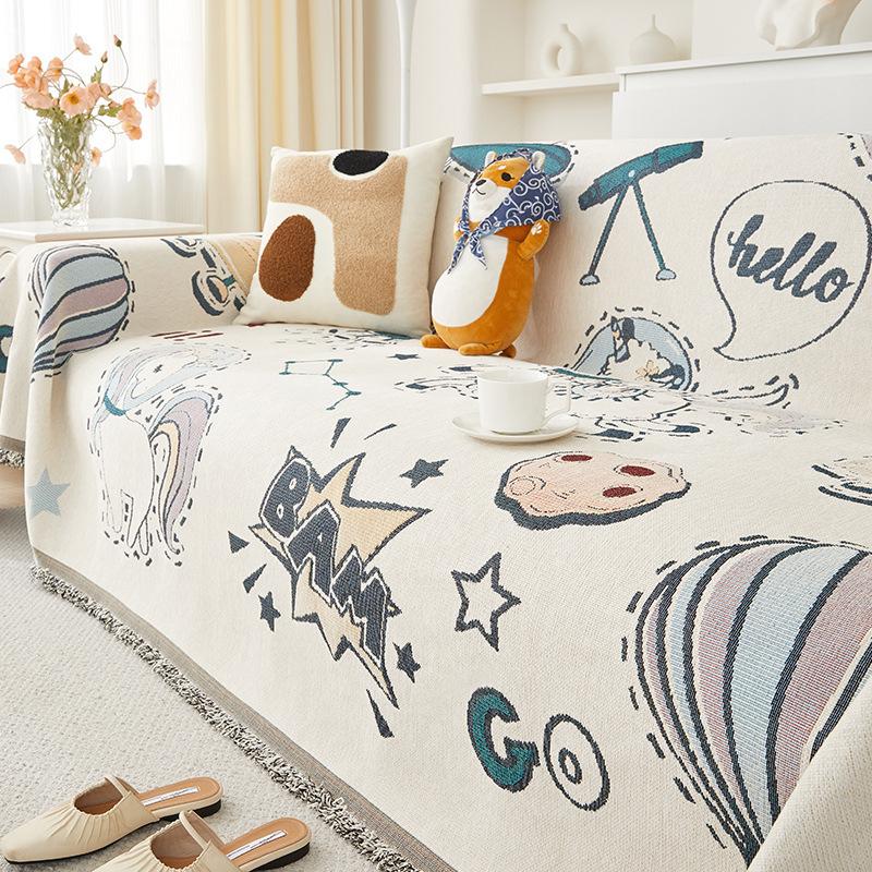 Fresh Chenille Sofa Towel Non-Slip Stain-Resistant Sofa Cover Universal Cover High-Grade Four Seasons Universal Sofa Cover Cloth