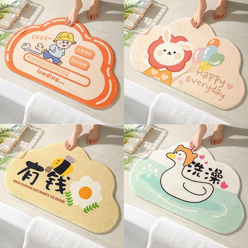 Luxurious Polyester Fiber Bathroom Mat With Non-slip Design And High Absorbency