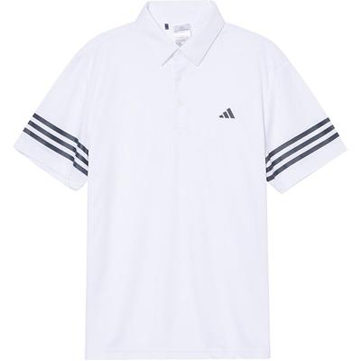 Gestreiftes Mode Quick-Dry Poloshirt Herren Oberteile Weiß IU4359