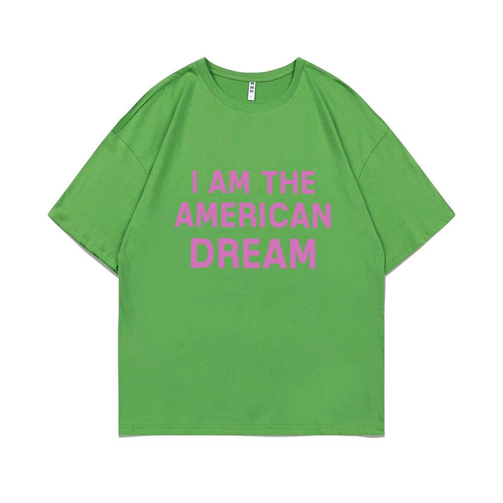 

I Am The American Dream Britney Spears Same Style Print Tshirt Men Women Casual Oversized Cotton T Shirts Male Fashion T-shirts 2XL