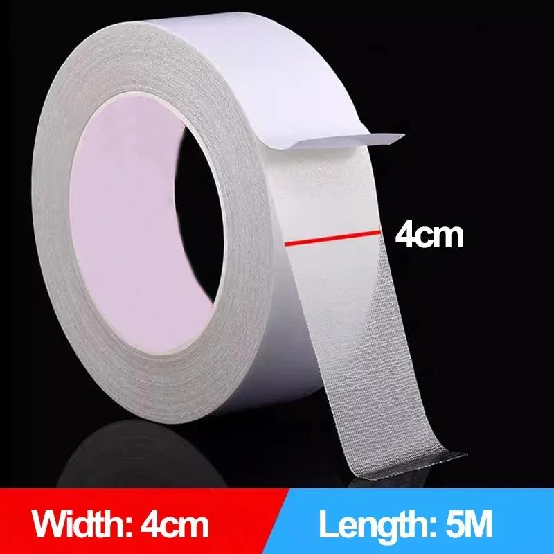 5M High Viscosity Tapes Double Sided Cloth Base Grid Tapes Waterproof Traceless Carpet Adhesive Fiber Tape Strong Sticky Strips
