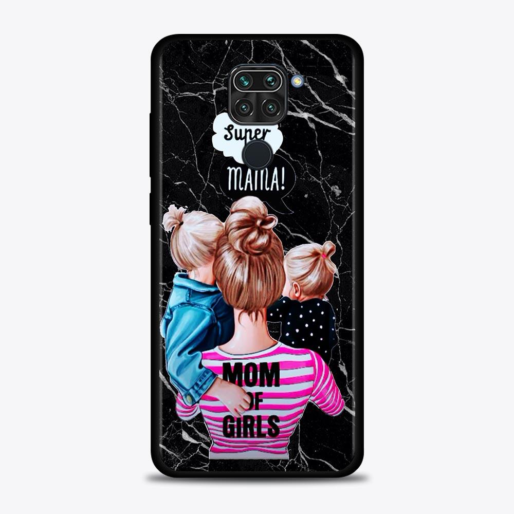 

Мраморный чехол для ребенка Mama Super Mom Girl для Xiaomi Redmi Note 11 9 8 10 Pro 7 9T 8T 9S 10Lite чехол для REDMI 9 8 9C 9A 8A 7A Redmi 7A