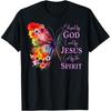 Knowing I Cant But He Can Christian Religious Jesus T Shirts Men Cotton Humor Streetwear Tee Short Sleeve Unisex Loose Clothing