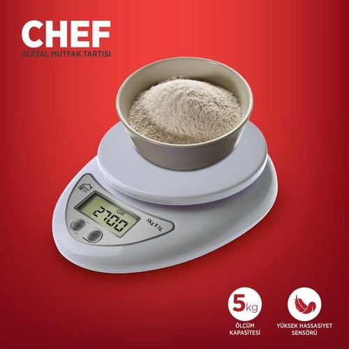 Smart Kitchen Scale - White