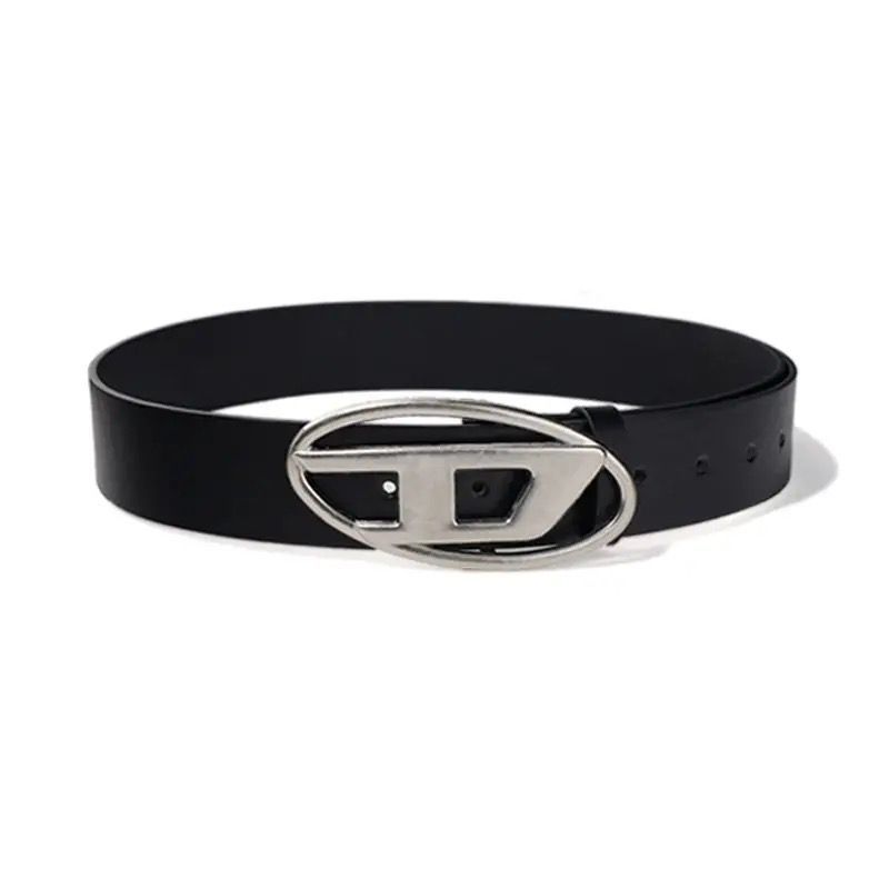 

2024 Современный женский ремень с D-образной пряжкой и декоративной металлической застежкой для легкого стиля D Shape Black