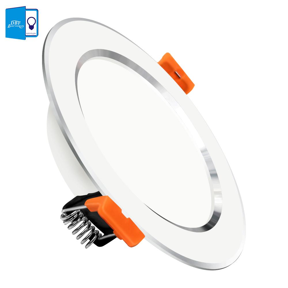 

10 шт./лот, светодиодный точечный светильник 220 В, 3 Вт, 5 Вт, 7 Вт, 9 Вт, 12 Вт, встраиваемый светодиодный потолочный точечный светильник, холодный, теплый белый светильник, домашнее освещение 3W 220V&Natural White