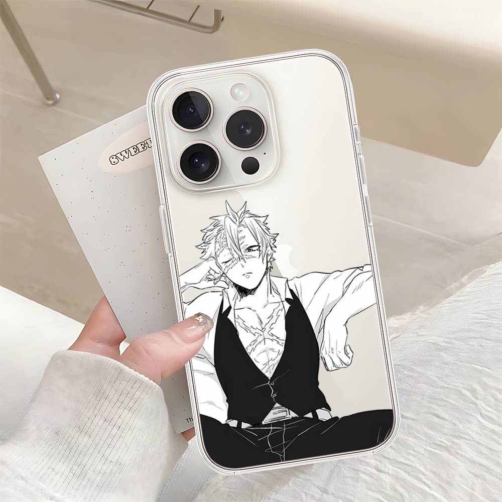 S-Shinas-zugawas S-Sanemi Phone Case For Iphone17 16 15 11 13 14 Pro Max 7 8 Plus X Xr Xs Max Se2020 12mini Transparent Cov