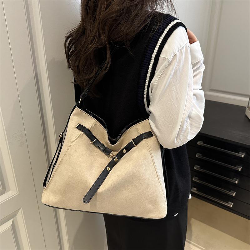 Nischen-Wildleder-Pendler-Tragetasche Damen Frühher Herbst Neu Leichter Luxus Vielseitiger Einzel-Schulter-Rucksack