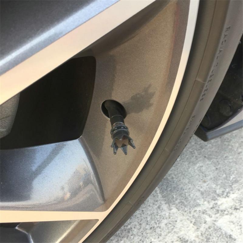 4pcs/lot Car Truck Motocycle Bike Valve Caps Crown Shaped Tire Wheel Stem Air Valve Cap Tyres