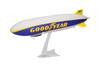 Herpa Airplane Model Goodyear Zeppelin Plastic Miniature with Model NT-N1A "Wingfoot One" 1200 Scale, Base, Building, Collector's Edition.