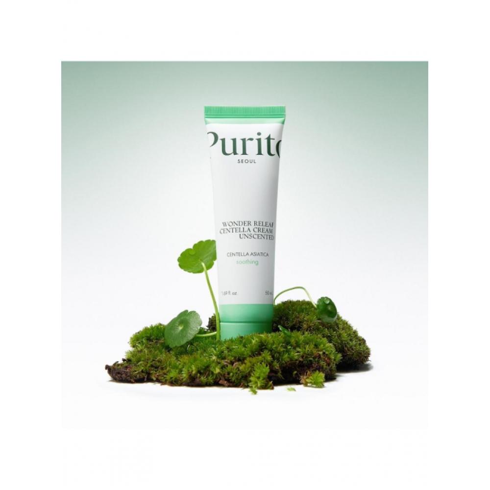 Purito Seoul [10 Second Calming Toner For Sensitive Skin] Wonder Relief Centella Cream Unscented