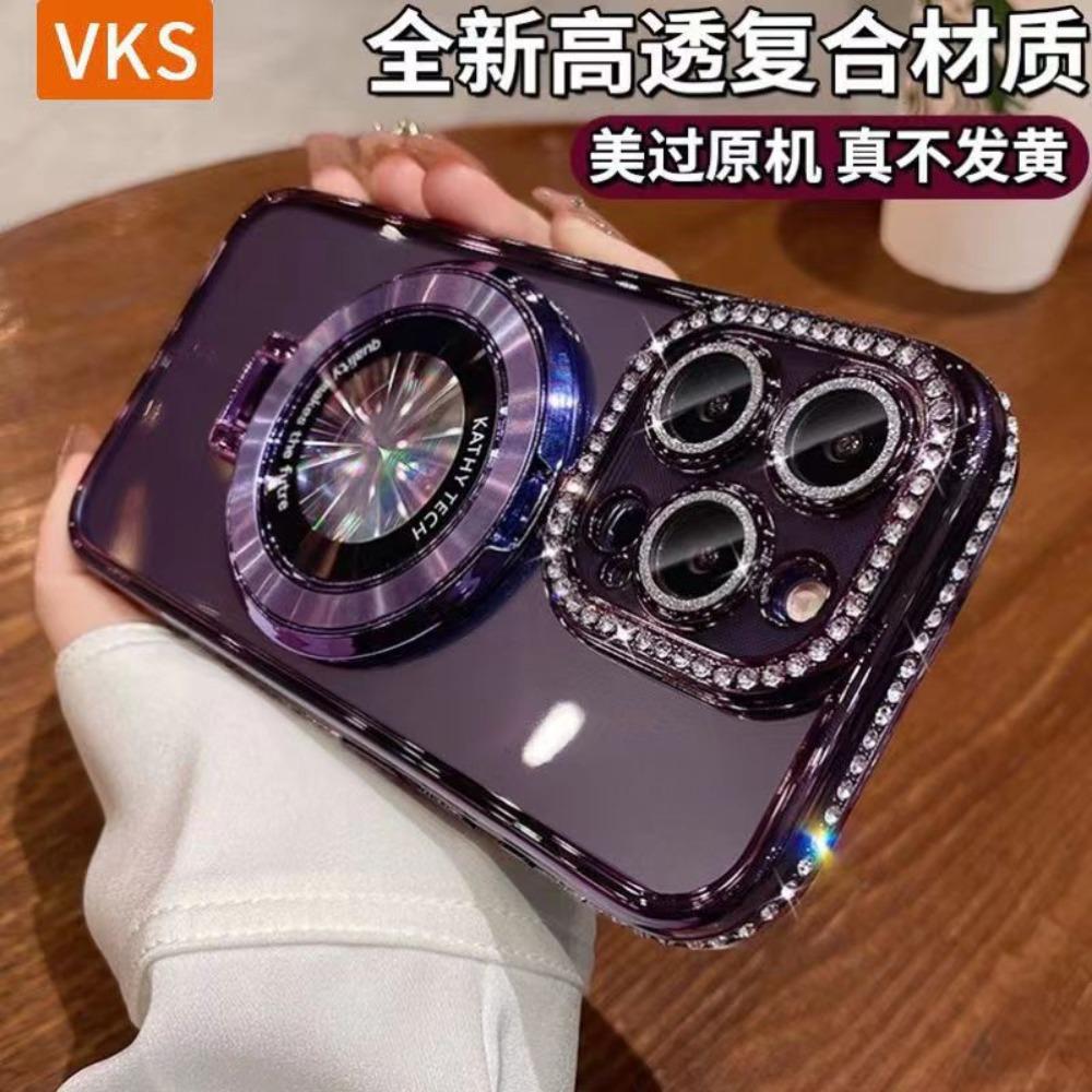 For IPhone 17 ProMax Luxury Diamond Goddess for Apple 16/14/15 Phone Case Ins Trendy Anti Drop Cover
