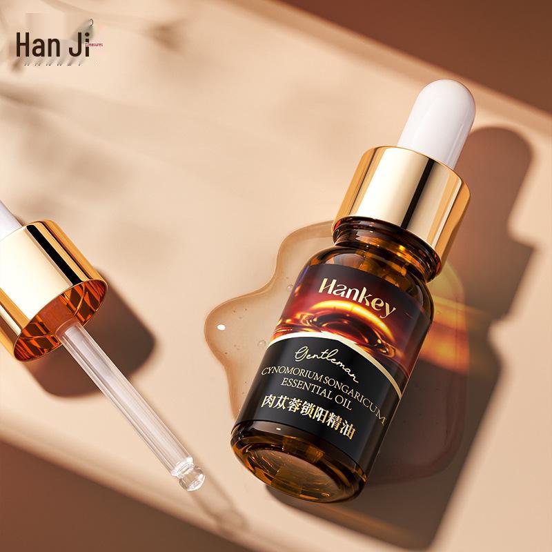 Men's Cistanche Essential Oil - No-Rinse, Warming Massage Oil for Intimate Care
