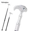 White Luxury Decorative Cosplay Flexible Cane Elegant Fashion Eagle Adjustable Cane Cosplay Alloy Crosier Vintage  Stick 105cm