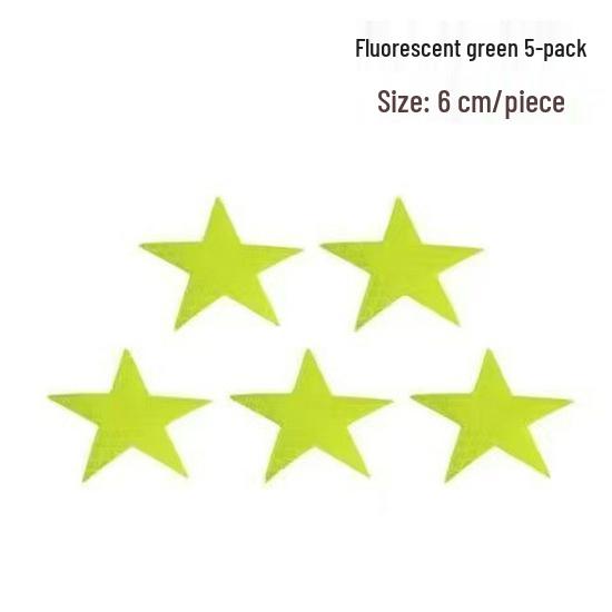 Pentagon Reflective Warning Sticker for Cars & Motorcycles - Creative & Personalized Decoration