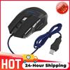 Colorful Glowing USB Gaming Mouse with 7 Buttons Wired Gaming Mouse Backlit 5500 DPI Adjustable Optical Mice for PC Gamer