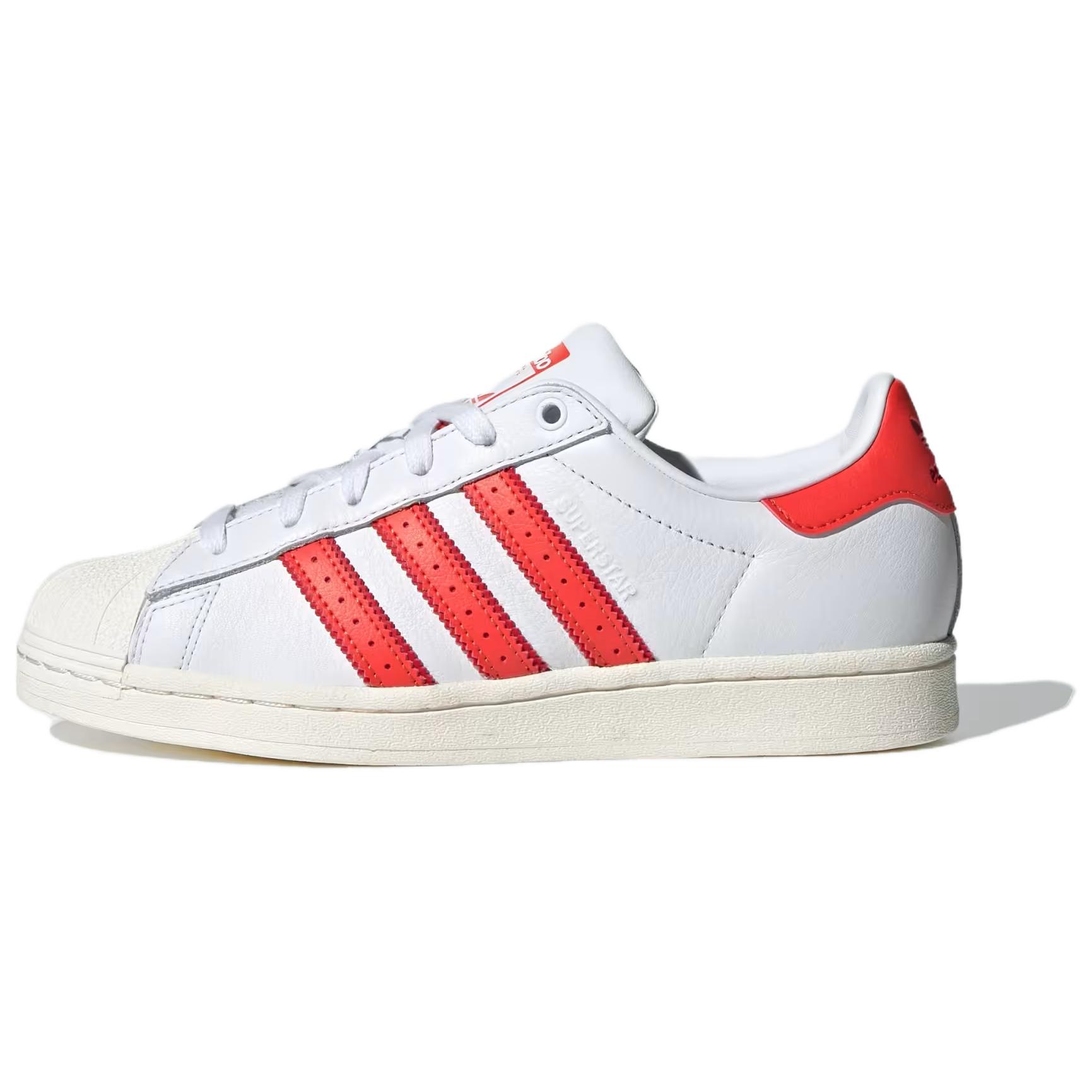 

adidas Superstar White Bright Red Women Sneakers Cloud-White IG2217 36