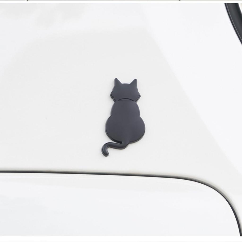 3D Sticker for Cars, Cats, 3D, Metallic Texture, Stylish, Cute, Scratch-proof, Emblem, Weatherproof, Waterproof,
