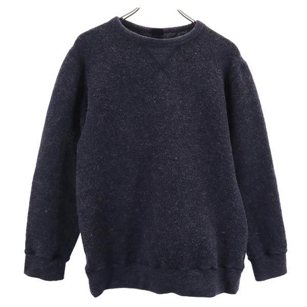 Yetiua Made In Japan Long Sleeve Trainer S Gray Sweatshirt Fleece Lining Men's Used