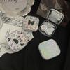 Laser Butterfly Lens Container Women INS Contacts Lens Case Men Color Contact Lenses Storage Box Portable Travel Set