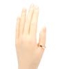 CARTIER C de Cartier engraved Ring K18 Pink Gold/diamond #11.5(US Size) 4.8g mens Used