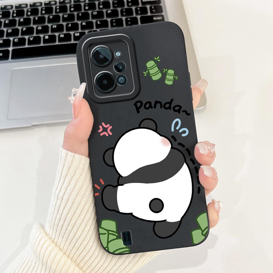 For Realme C31 Case RealmeC31 C 31 4G RMX3501 2022 Cute Cartoon Camera Protective Shockproof Soft Silicon Phone Cases