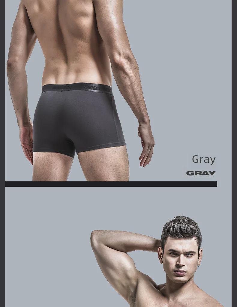 Men's Breathable Foreskin Bullet-Type Separation Boxer Briefs with Scrotum Support