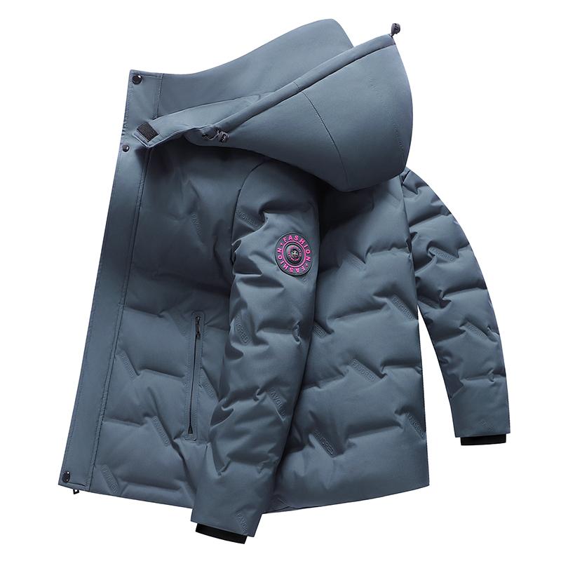 Down Jacket Men Hooded Plus Size Graphene Lightweight Soft Down Jacket Warm and Thick Down Jacket