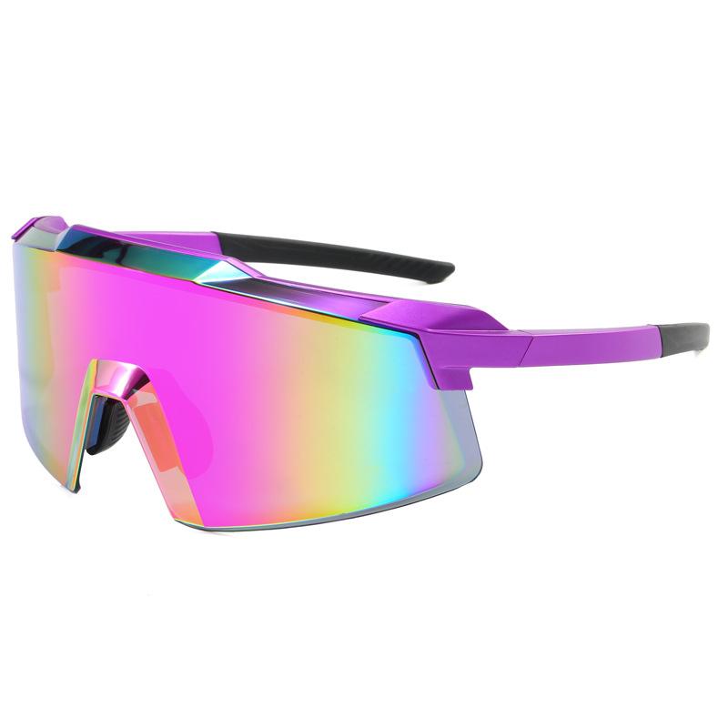 

Men s Cycling Glasses Colorful Sunglasses Bicycle Windproof Sunglasses Outdoor Sports Sunglasses 8699 фиолетовый