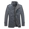 Mens Clothing Sheep Artificial Leather Coat Winter Parka Fur Long Plush Thick Oversize Sheepskin Jackets for Man