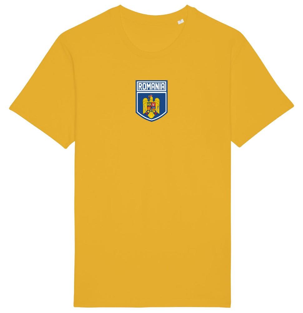 

Romania Flag T-Shirt 2024, Adults Kids Baby Family, Football Euro Shipping Gift M