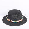 Popular fashion hollow woven dome straw hat, men's and women's fashion summer sunscreen shade straw hat