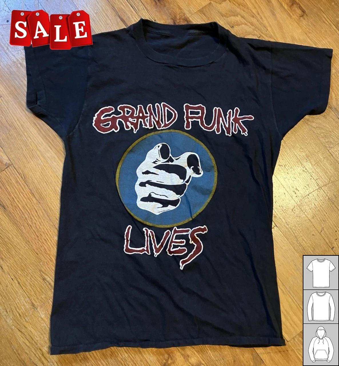 

Vintage 1981 Grand Funk Railroad Lives Gift For Fans Unisex S-5XL Shirt AL449 2XL