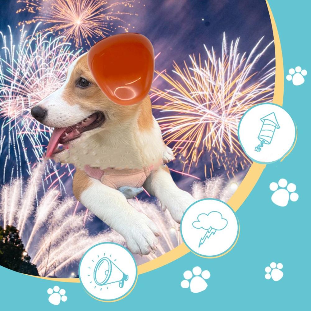 

Наушники для защиты органов слуха собак, шумоподавляющие наушники, шумозащитные наушники, розовые 7.5cm розовый