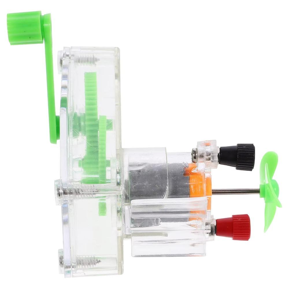 Model Science Kit Hand Generator Plastics Invention Experiments Scientific Manual Crank Model Experimental Physical