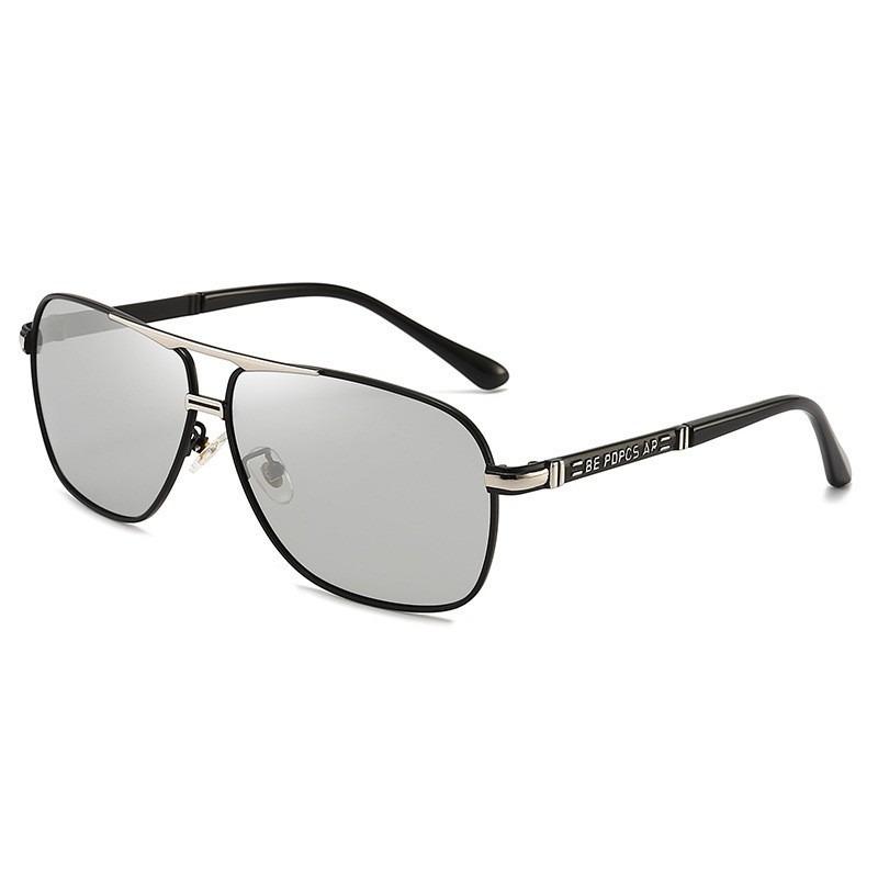 New Driving Sunglasses for Men Polarized Metal Cool Sunglasses Man Uv 400 Protection Black Shades