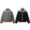 2025 Unisex Winter Mountain Eagle Shearling Collar Double-Layer Jacket