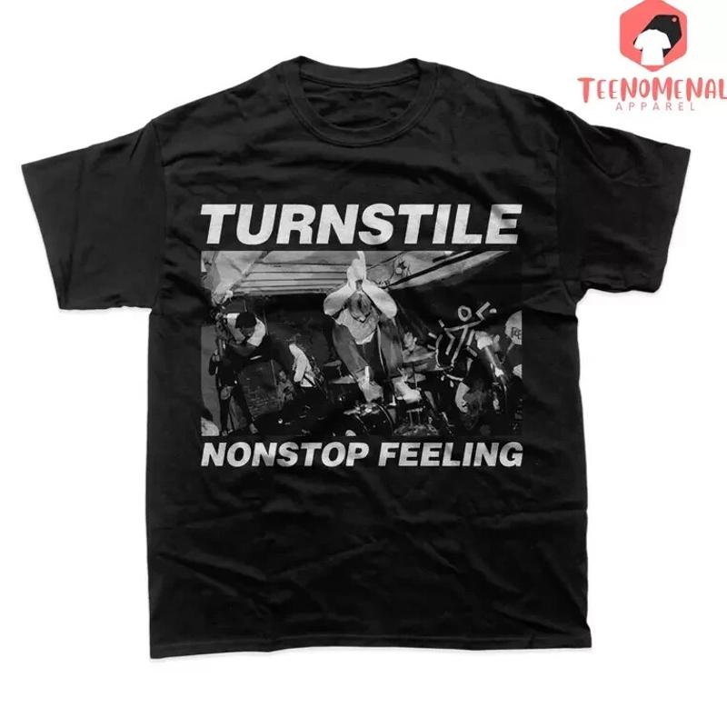 Turnstile T Shirt Nonstop Feeling Music Band Merch