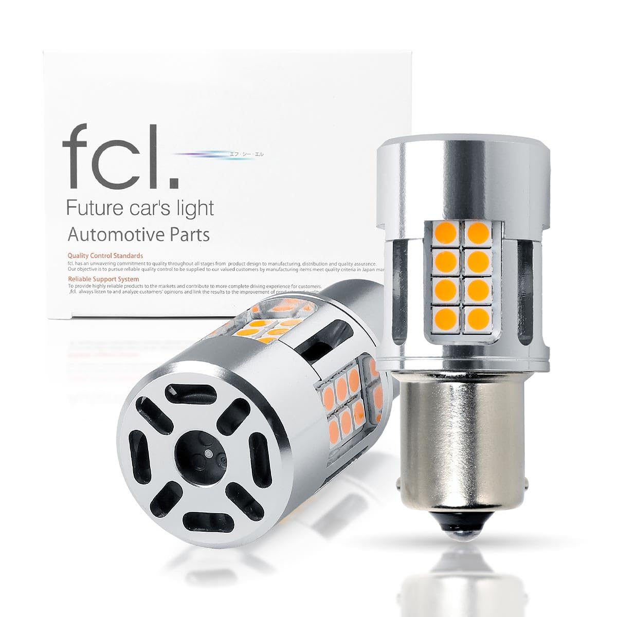 

fcl. S25 Single LED Turn Signal with Built-in Resistor, Amber, High Lumen, Compatible with Genuine equivalent оранжевый