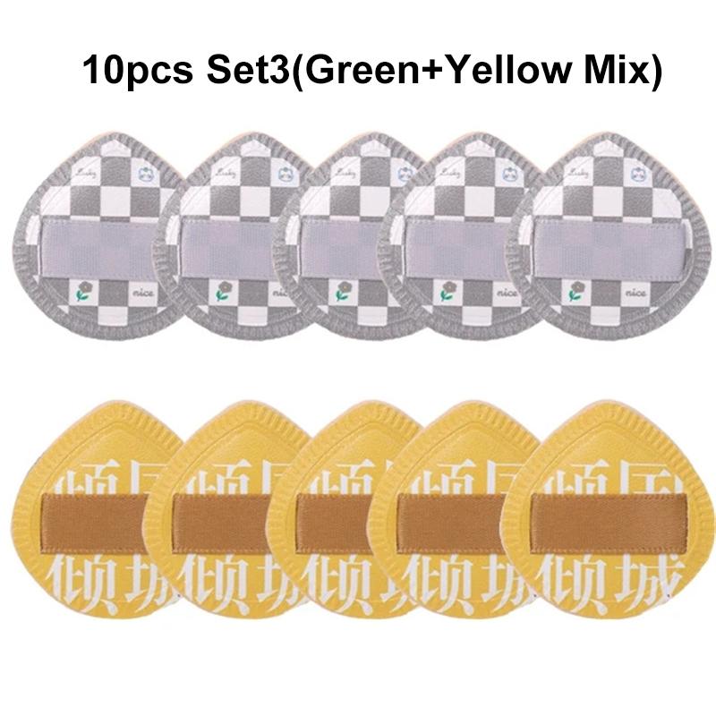 Mini Finger Cosmetics Puffs 5/10pcs Cosmetic Cushion Puff Concealer Foundation Detail Sponge Puffs Wet Dry Dual Use Makeup Tools