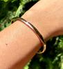 1 Pc Pure Copper Bangles, Women Bracelet Bangle, Healing Bangle, Slight Domed Bangle, Solid Copper 4.5 Mm Width