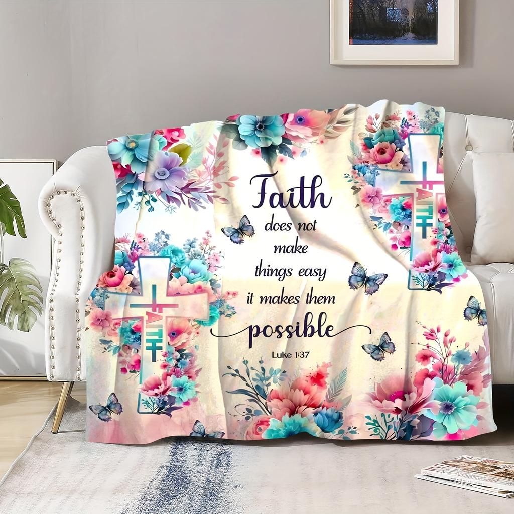 A Soft Fleece Blanket Gift for Religious Enthusiasts