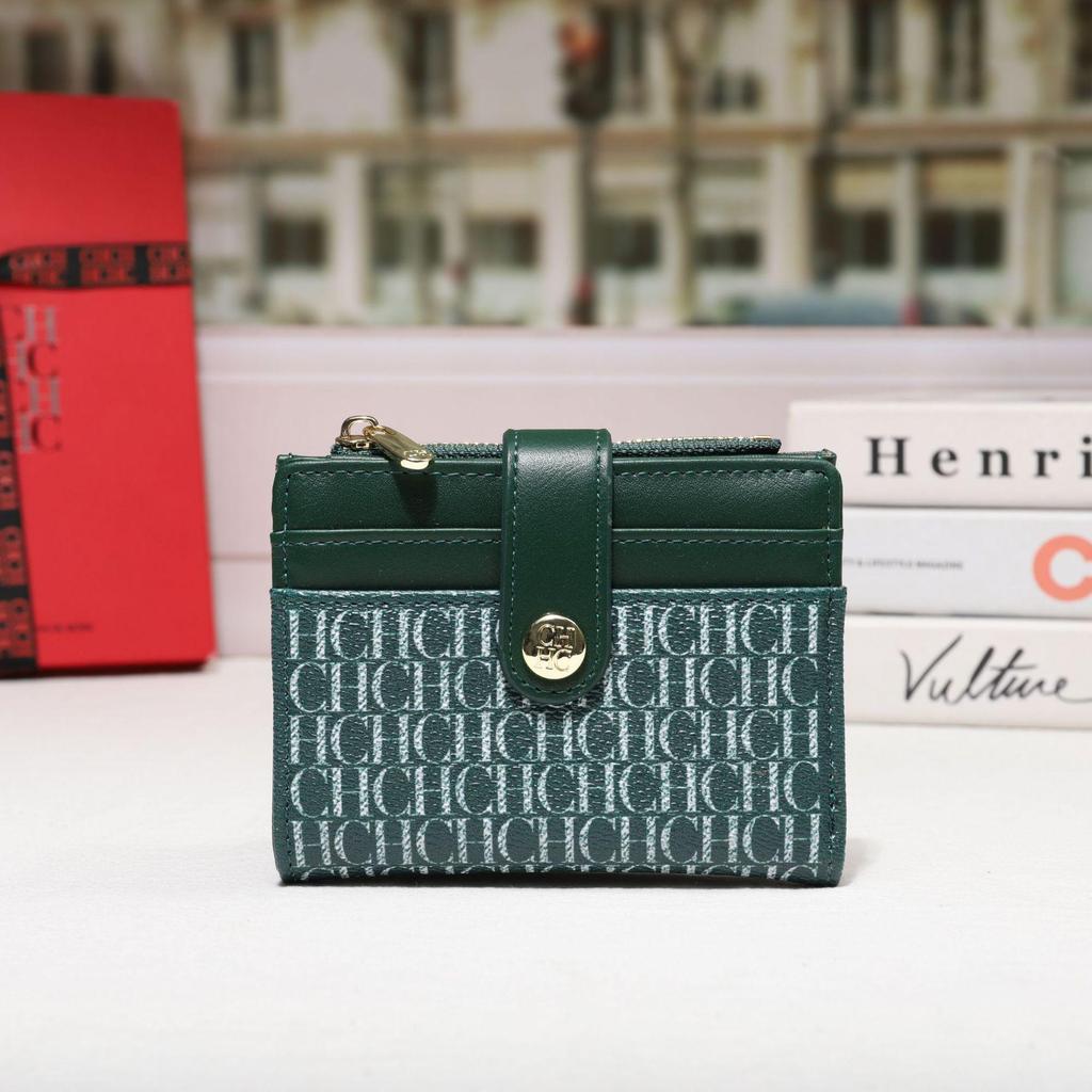 CHHC Women's Mini Coin Purse 2024 - Stylish Short Wallet with Letter Card Holder, Niche Design, and INS Style