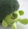 10cm Cartoon Broccoli Vegetable Plush toys Vegetable Doll Bag Keychain