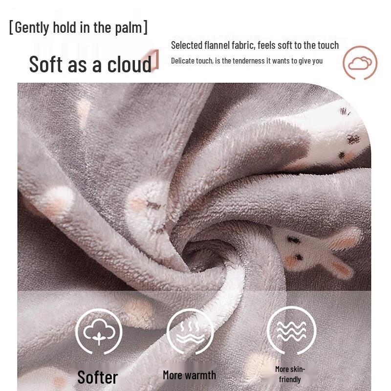 Rainbow Rechargeable Flannel Hot Water Bottle Hand Warmer