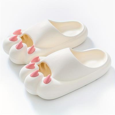 Summer Claw Slippers for Women, Outerwear, Stepping On Shit, Cute Couple, Indoor Home, Anti Slip Cool Slippers for Men
