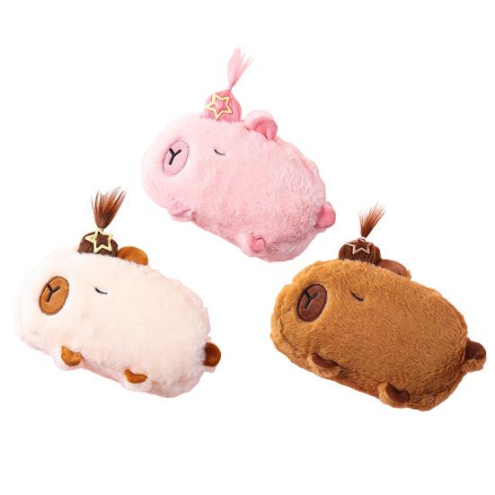 Capybara Pencil Case for Boys Girls High Capacity Stationery Bag for Middle School Students Multi-layer Pen Holder Box